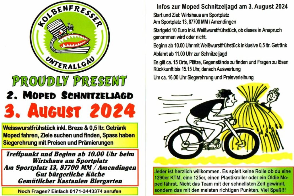 Kolbenfresser unterallgäu moped treffen mofa treffen