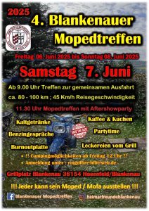 mopedtreffen moped treffen mofa veranstaltung Blankenauer