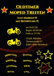 Moped Mofa Motorrad Oldtimer Treffen Roman Moped-kalender Mofatreffen mofa treffen moped mofatreffen altimgtxt 2026