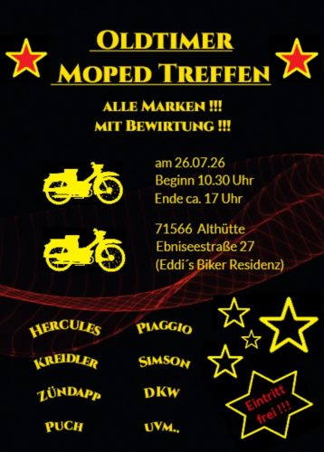 Moped Mofa Motorrad Oldtimer Treffen Roman Moped-kalender Mofatreffen mofa treffen moped mofatreffen altimgtxt 2026